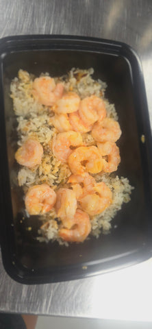 SRIRACHA SHRIMP & COCONUT RICE